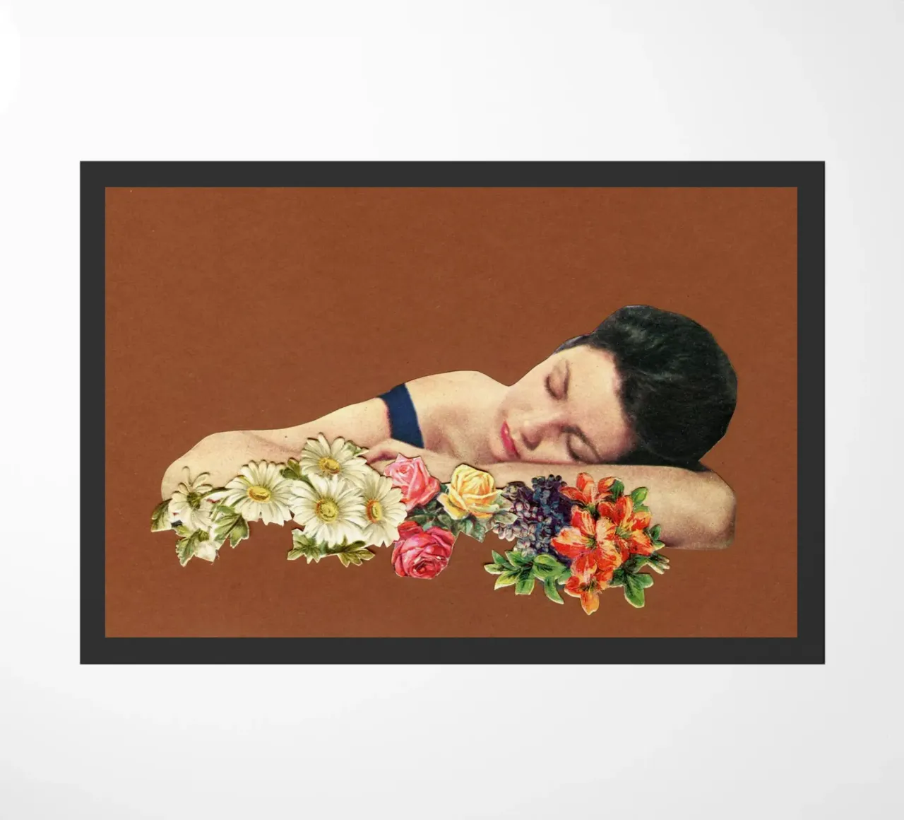 Remember Summer doormat by Cassia Beck Collage