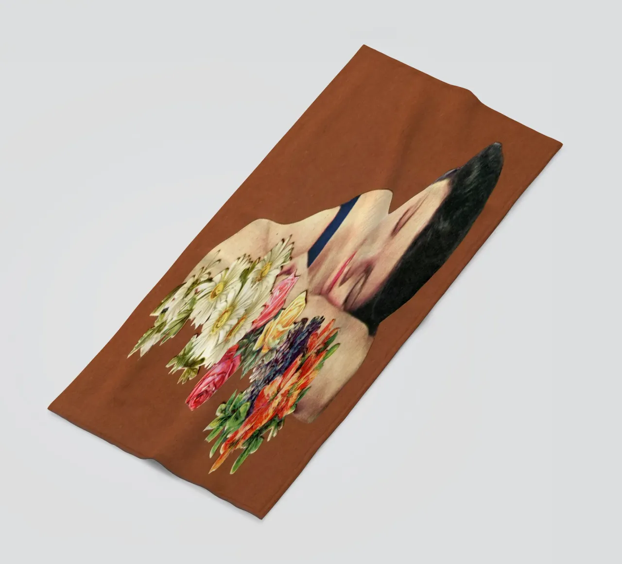 Denk aan de zomer strandhanddoek van Cassia Beck Collage