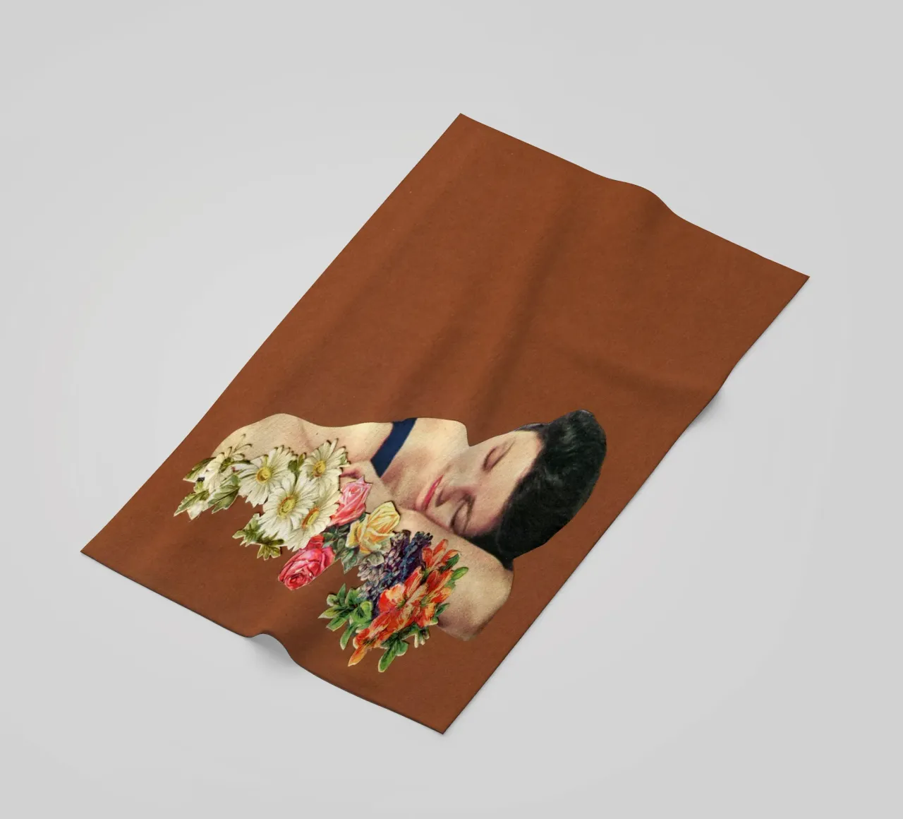 Denk aan de zomer strandhanddoek van Cassia Beck Collage