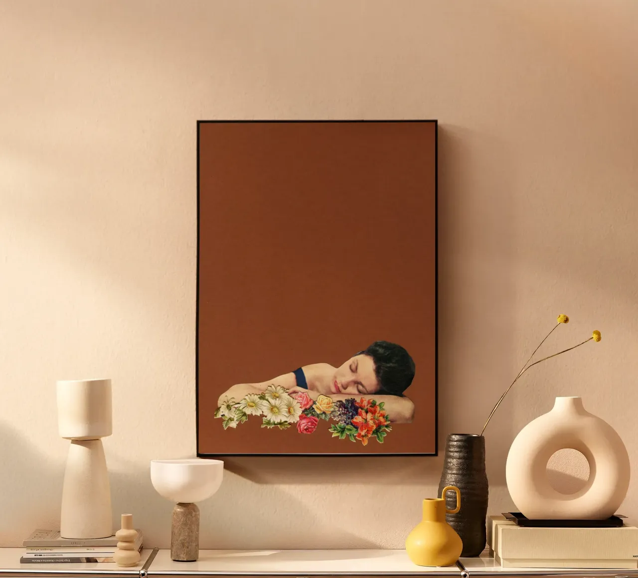 Remember Summer plexiglass da Cassia Beck Collage