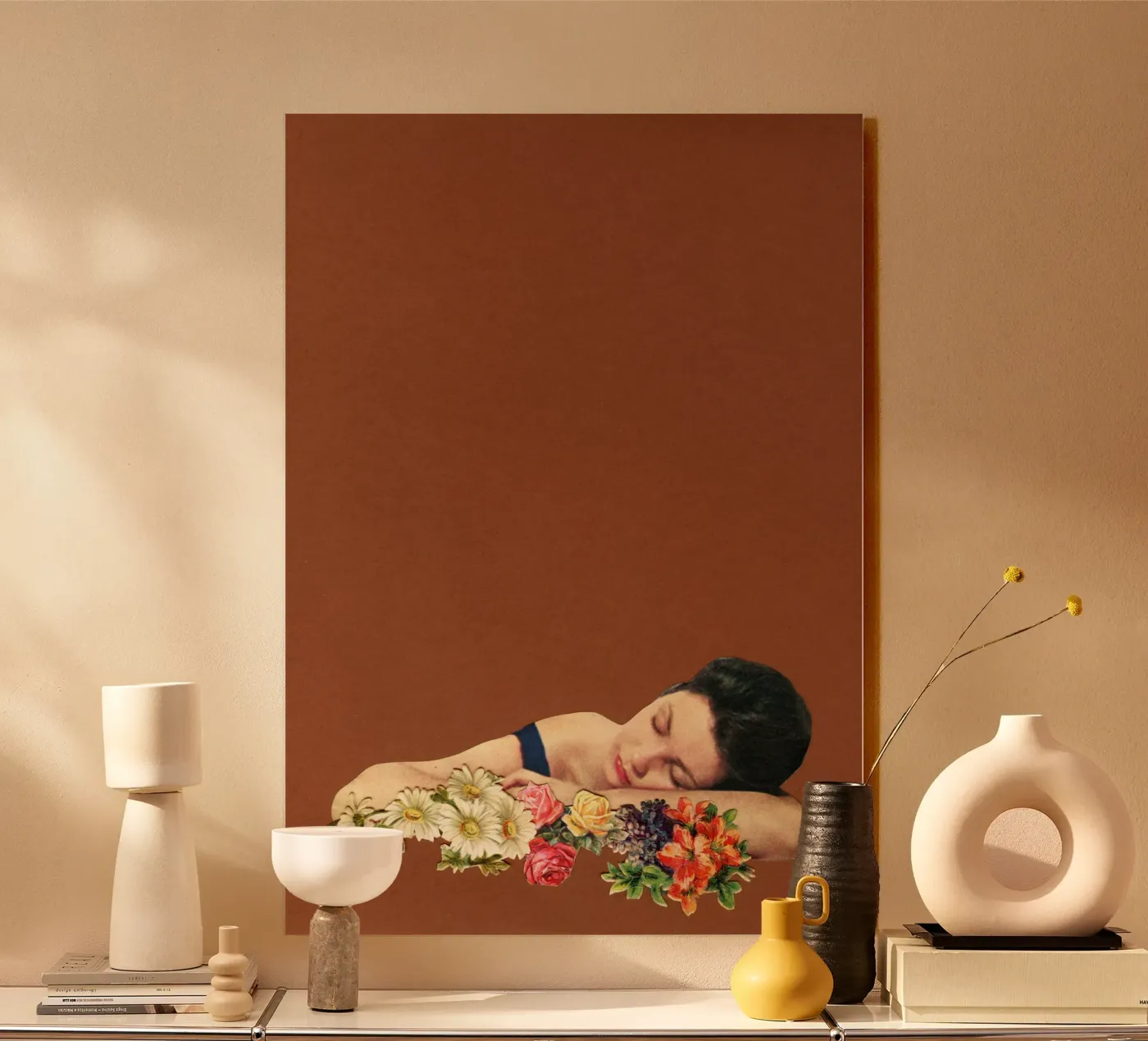 Remember Summer plexiglass da Cassia Beck Collage