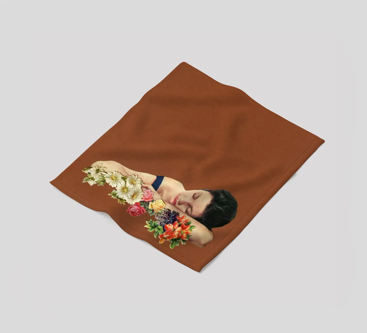 Denk aan de zomer fleecedeken van Cassia Beck Collage