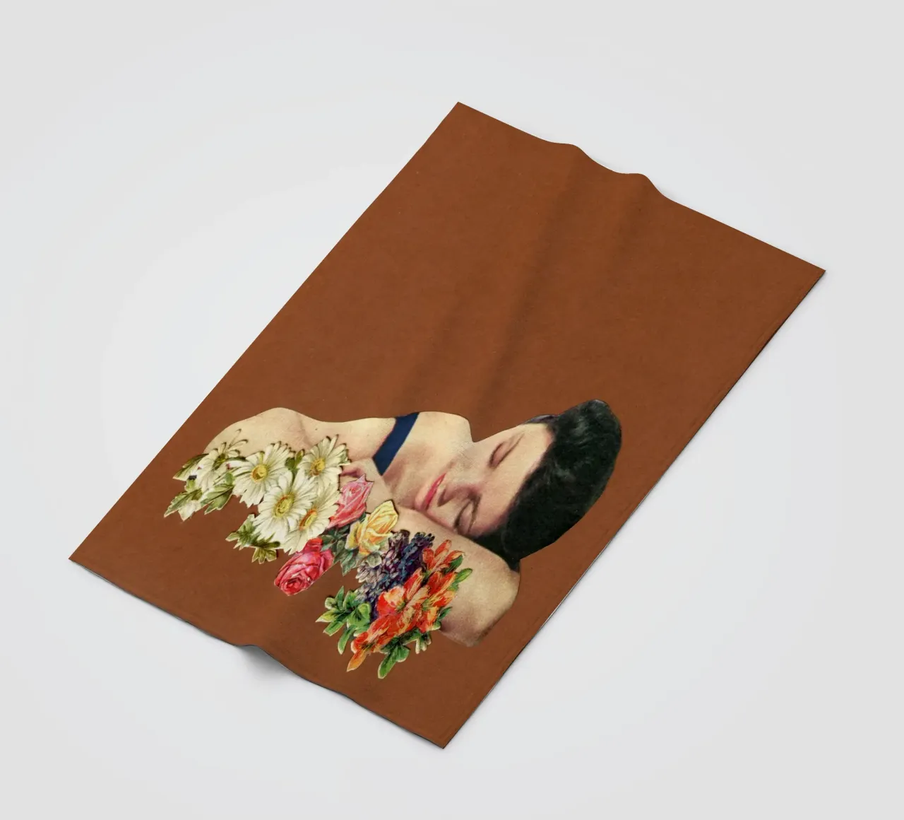 Denk aan de zomer fleecedeken van Cassia Beck Collage