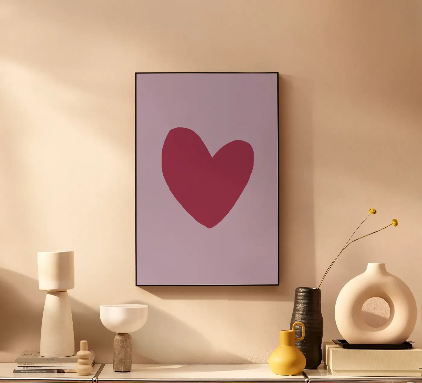 Herzi acryl van SanniBee.