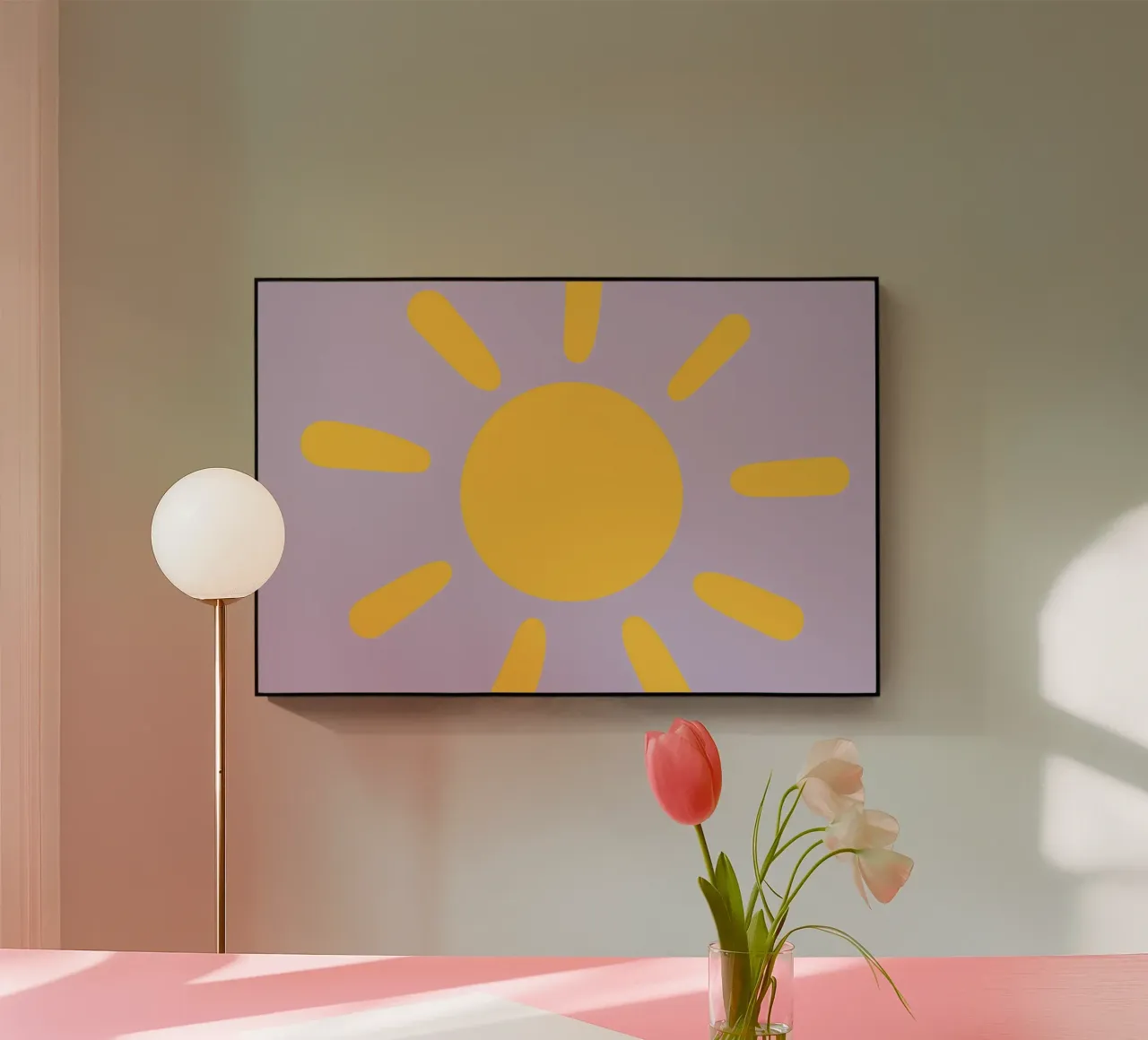 Sonne acryl van SanniBee.