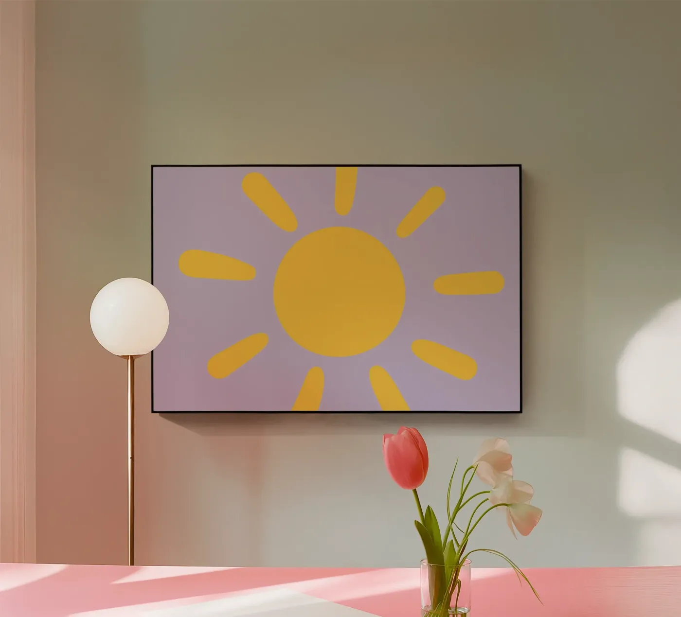 Sonne Acryl-Glas von SanniBee.