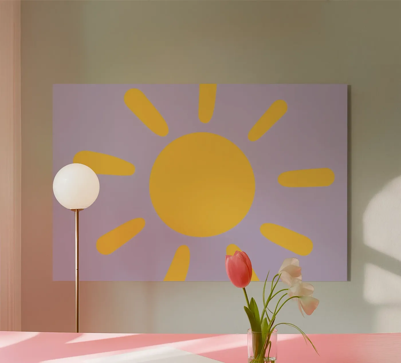 Sonne Acryl-Glas von SanniBee.