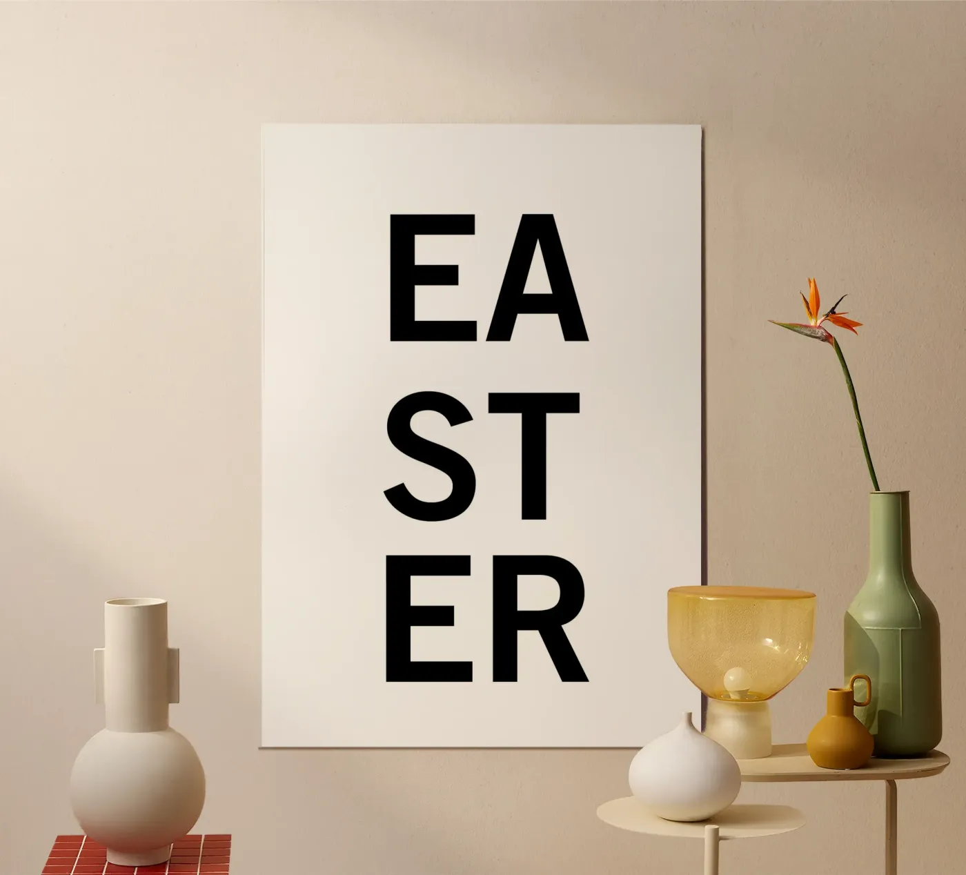 Easter poster van HolidaysCandyWalls