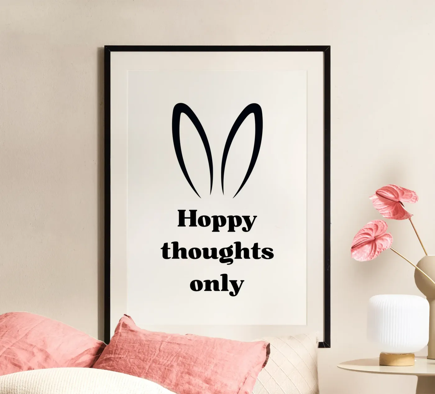 Hoppy thoughts only poster da HolidaysCandyWalls
