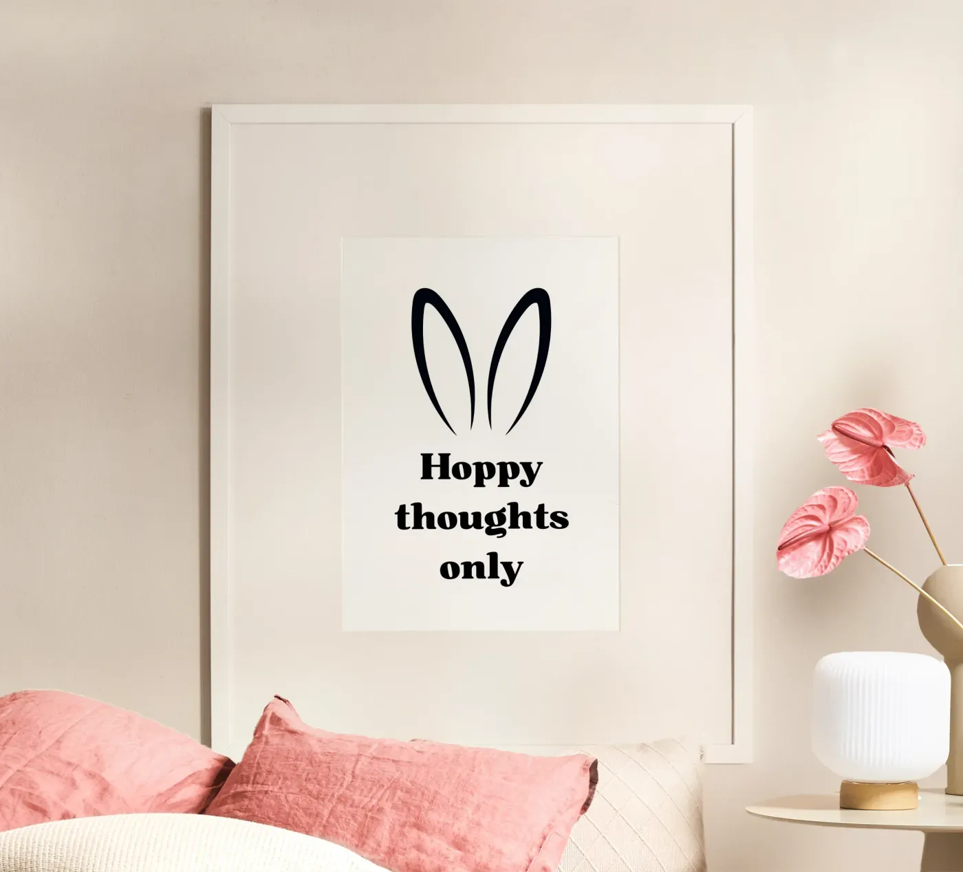 Hoppy thoughts only poster da HolidaysCandyWalls