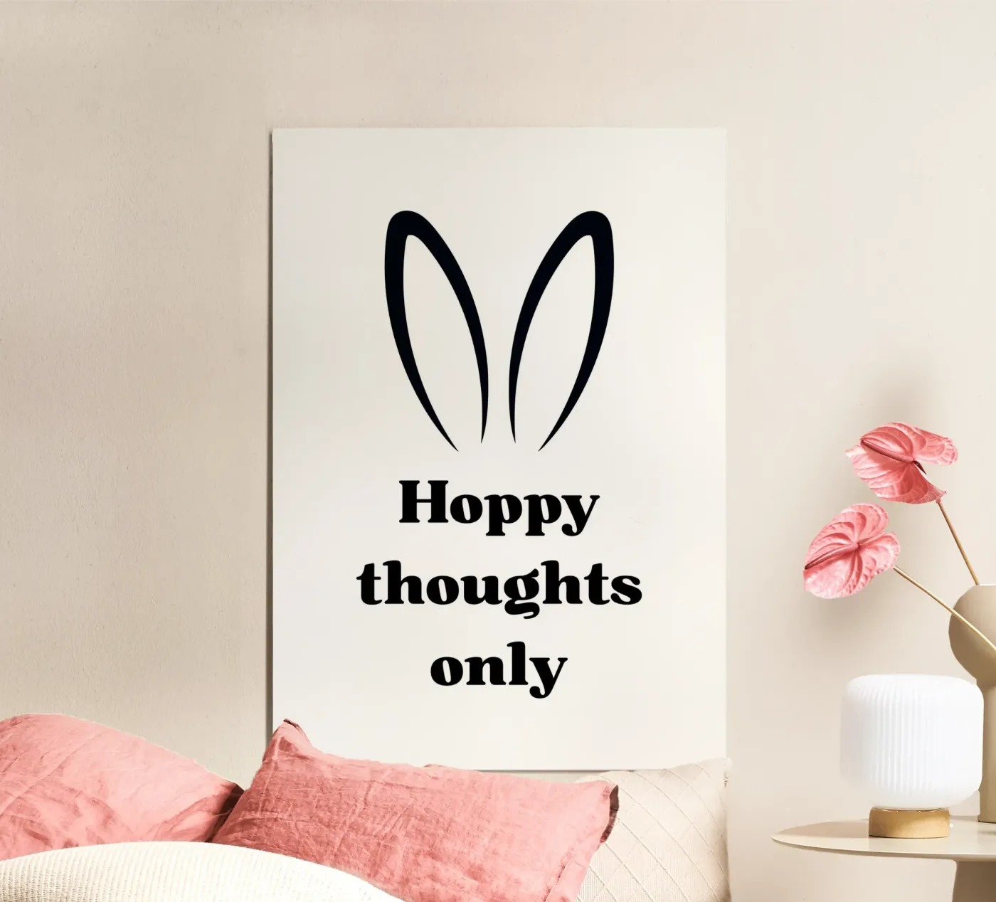 Hoppy thoughts only poster da HolidaysCandyWalls