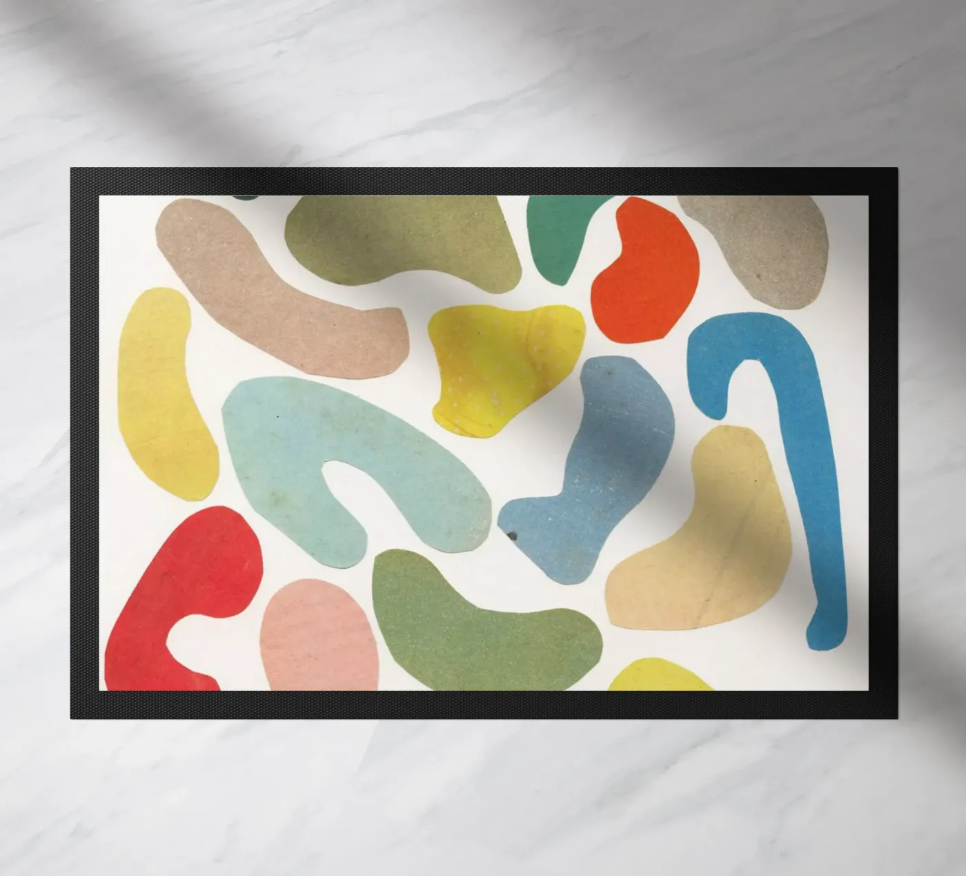 Organic doormat by Cassia Beck Collage