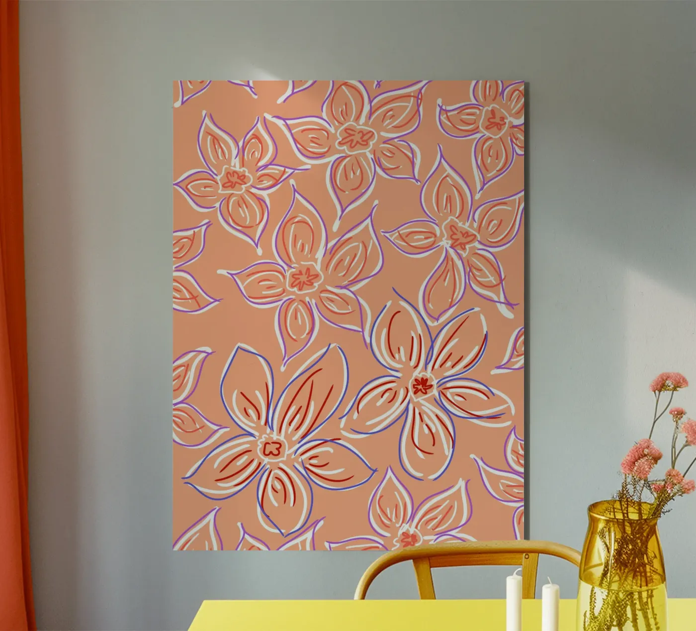 Fiori alluminio dibond da Simplicity