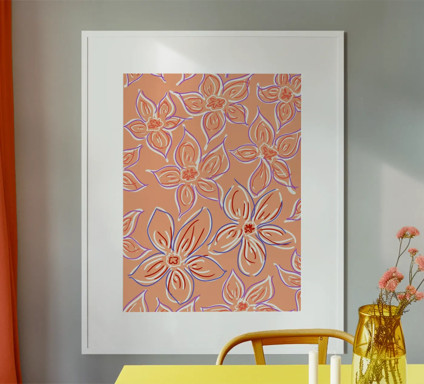 Flowers poster van Simplicity