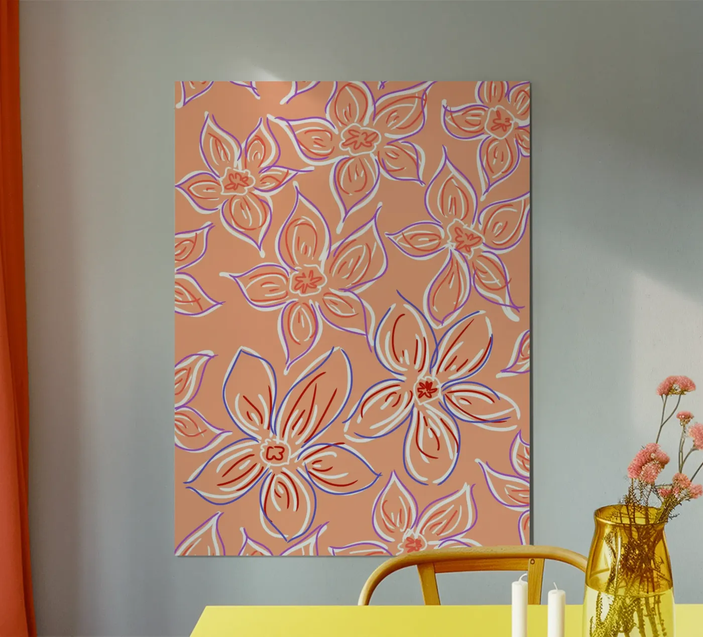 Flowers poster van Simplicity