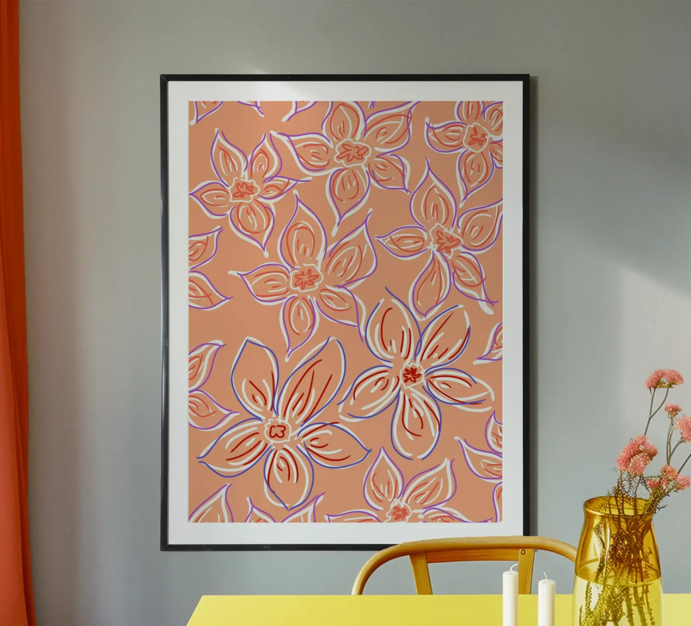 Flowers poster by Simplicity