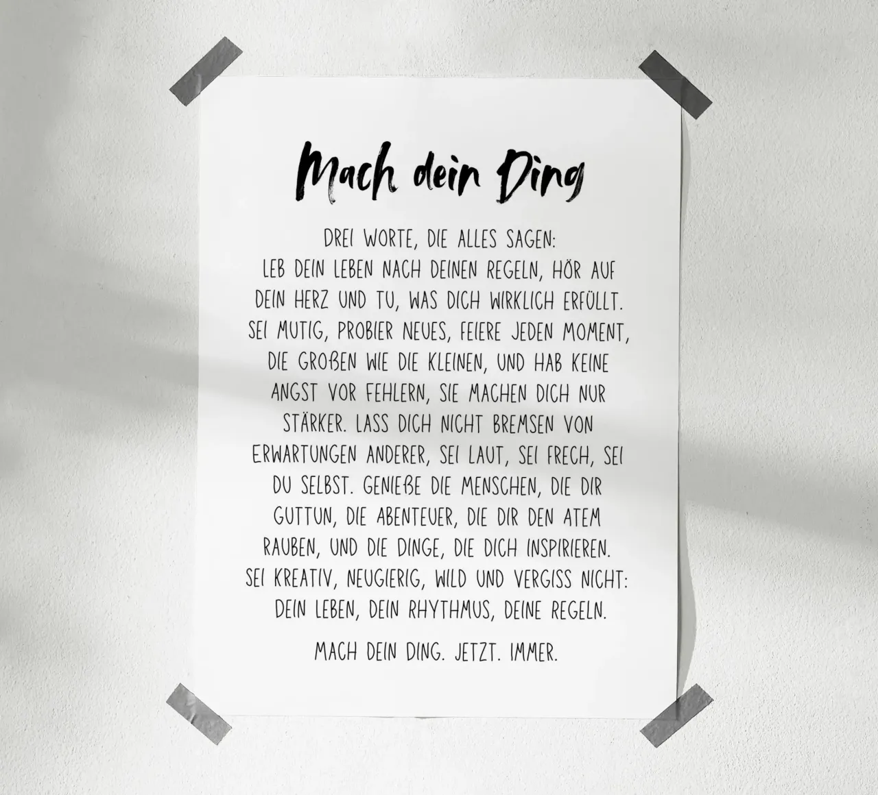 Mach dein Ding poster da DigiWunderwerk
