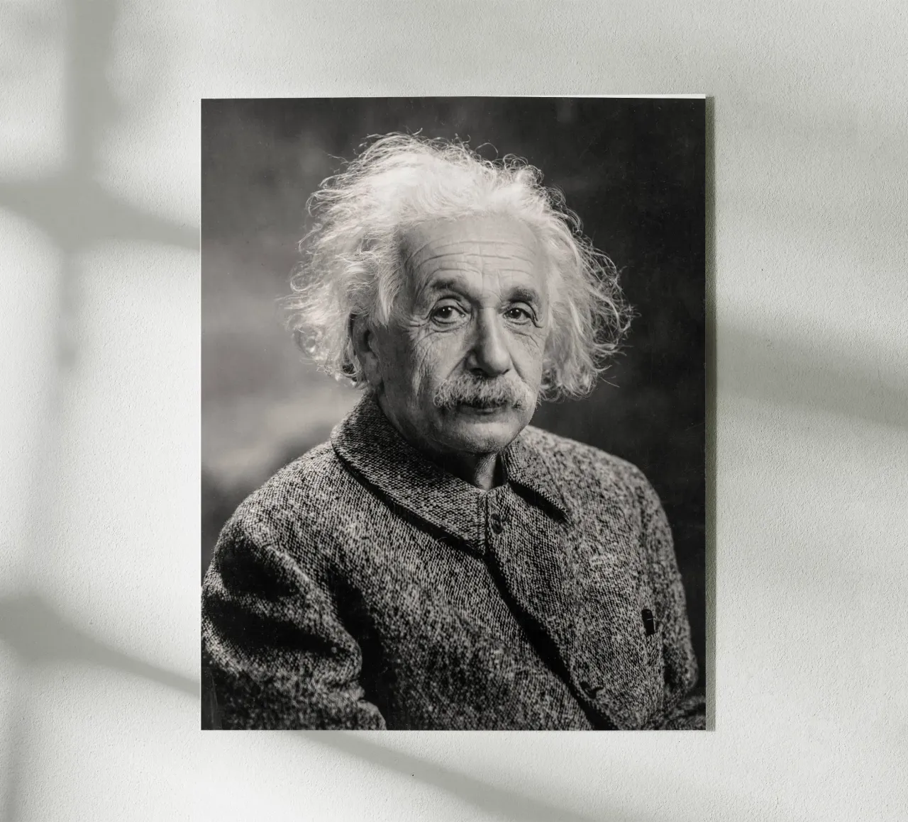 Albert Einstein Portrait plexiglas de bwphoto