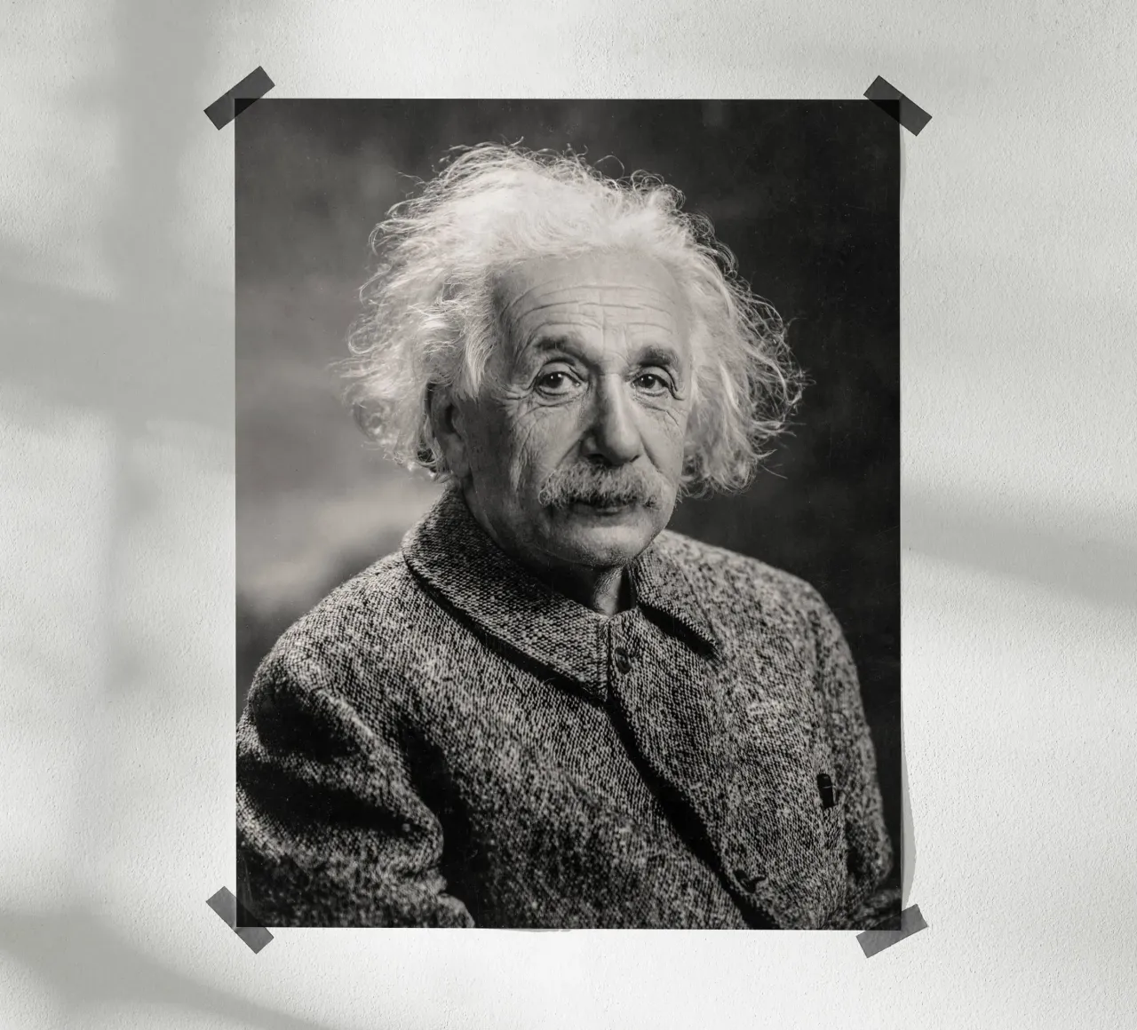 Albert Einstein Portrait poster by bwphoto
