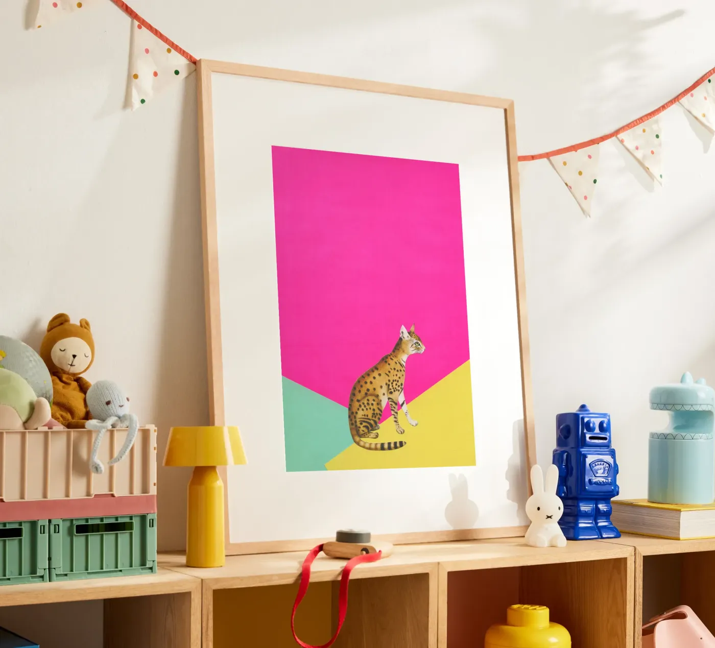 Big Cat poster by Cassia Beck Collage