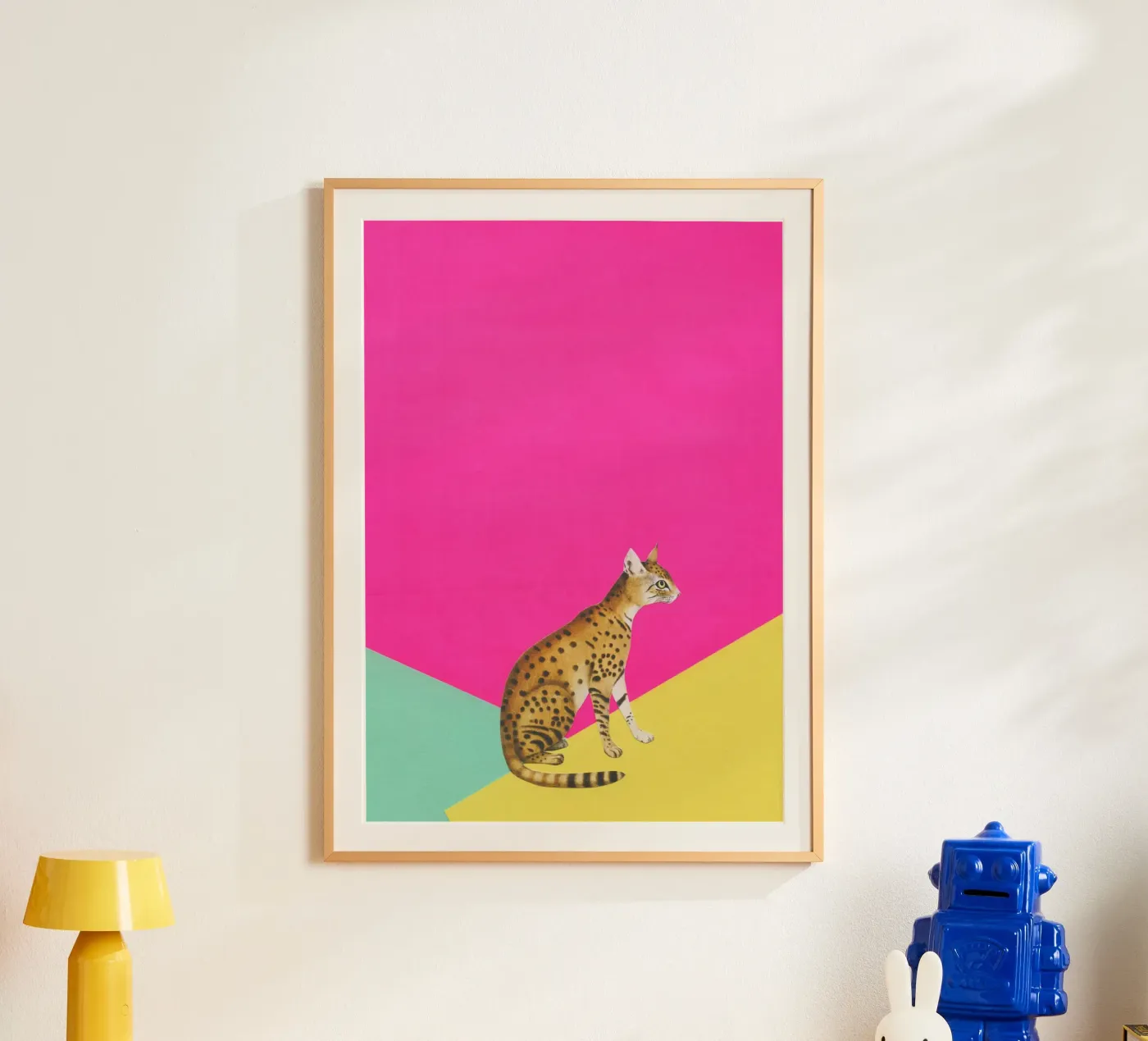 Big Cat poster by Cassia Beck Collage