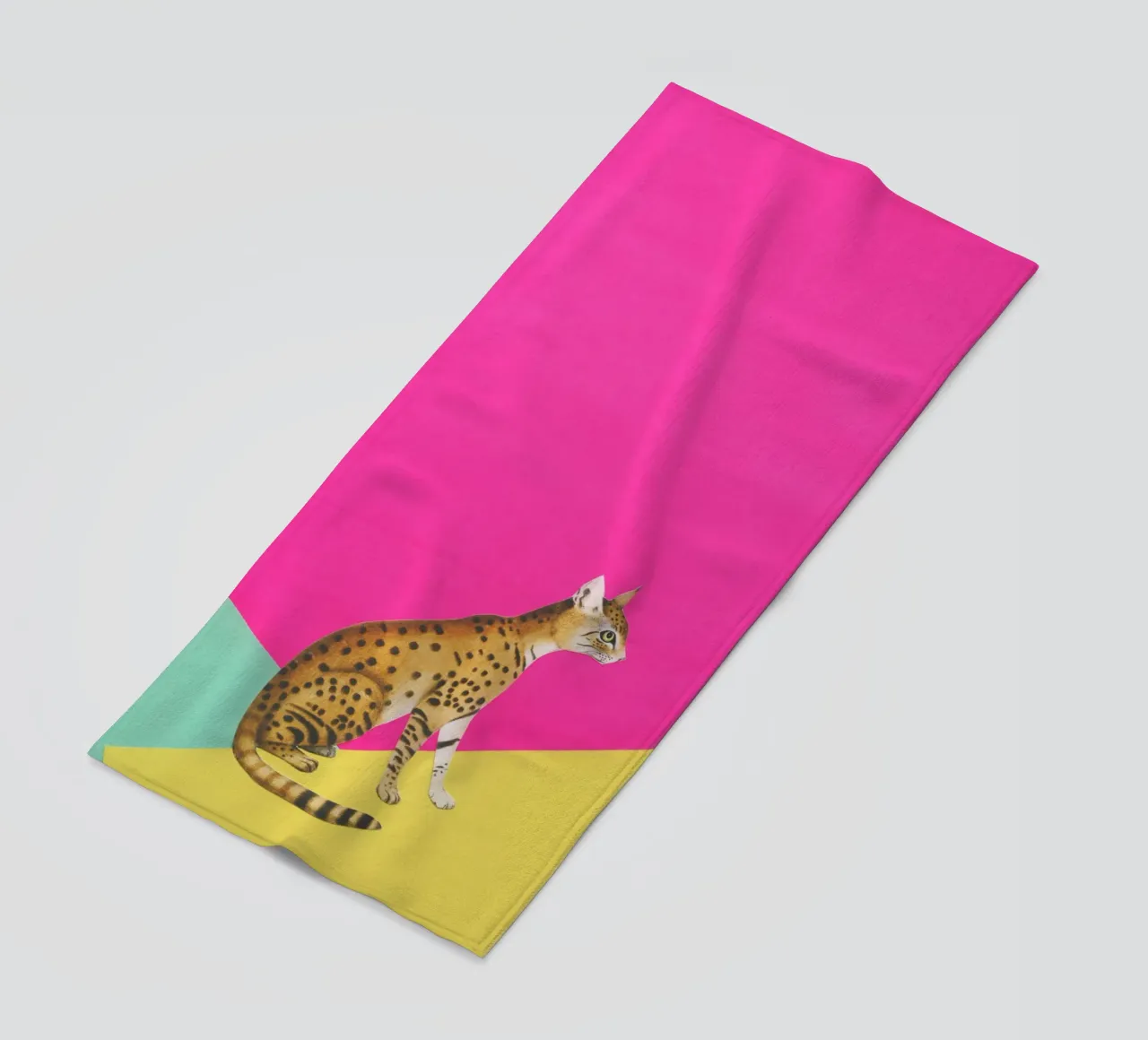 Grande Gatto telo mare da Cassia Beck Collage