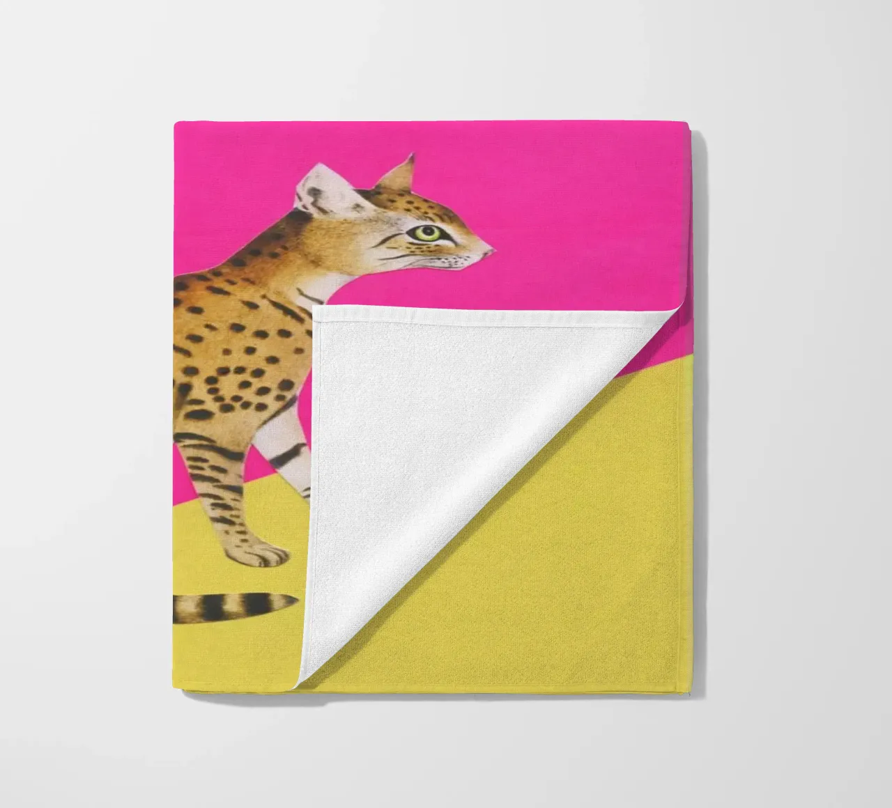 Grande Gatto telo mare da Cassia Beck Collage