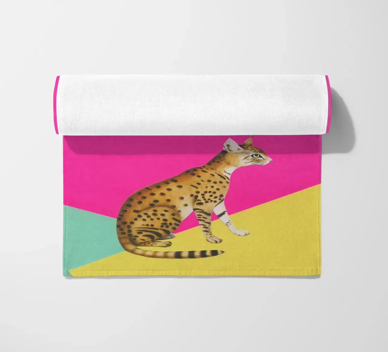 Grande Gatto telo mare da Cassia Beck Collage