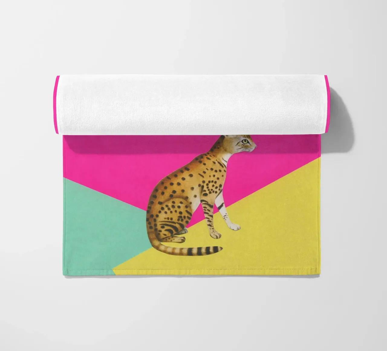 Grande Gatto telo mare da Cassia Beck Collage