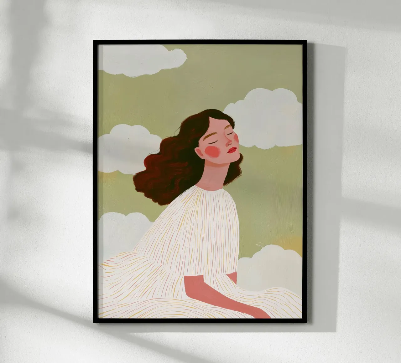 Brezza tranquilla | Donna poster da Studio Remiér