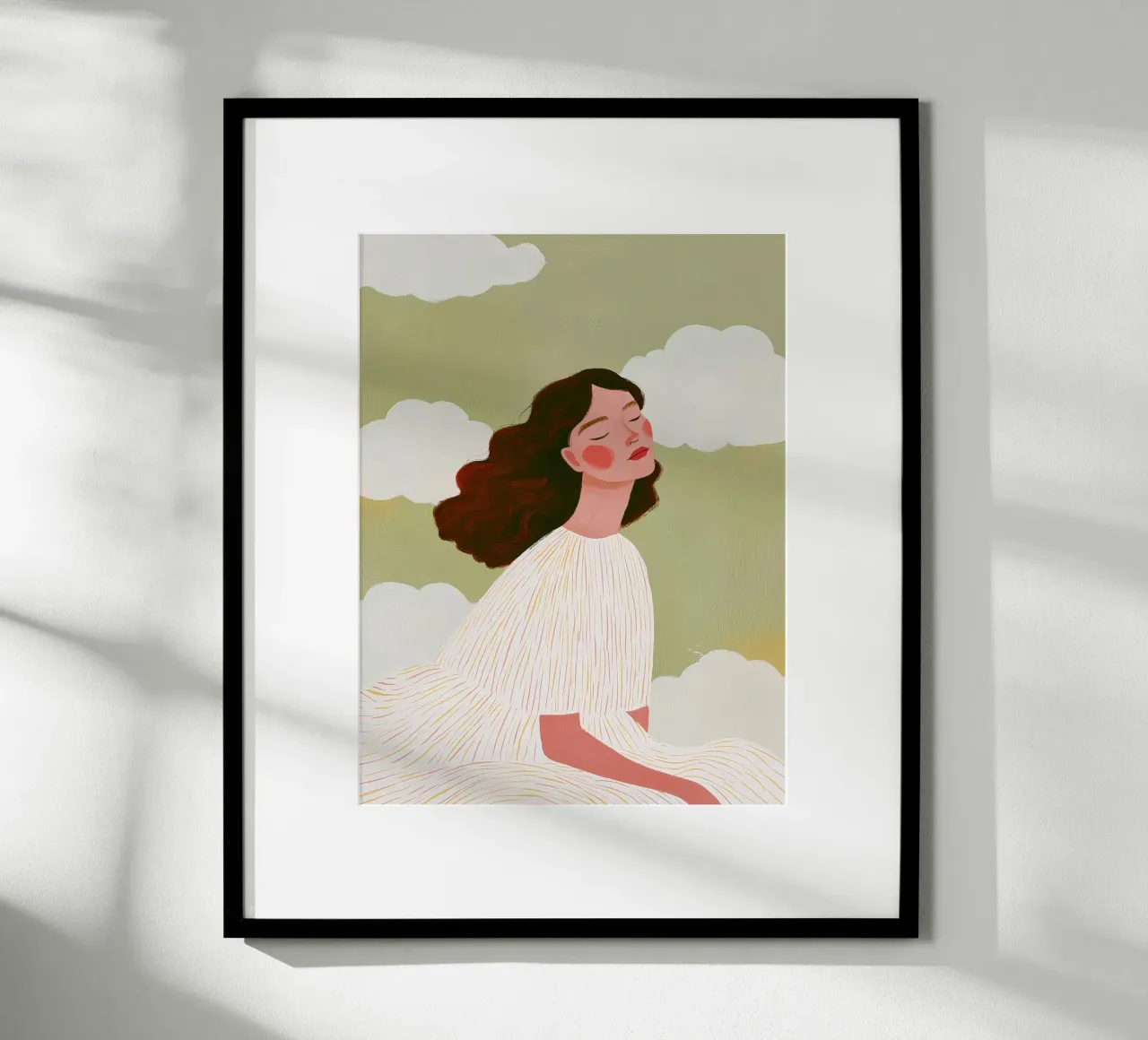 Brezza tranquilla | Donna poster da Studio Remiér