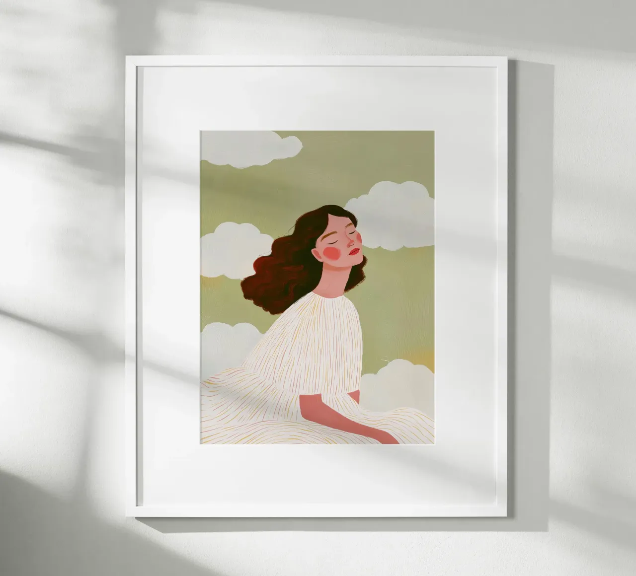 Brezza tranquilla | Donna poster da Studio Remiér