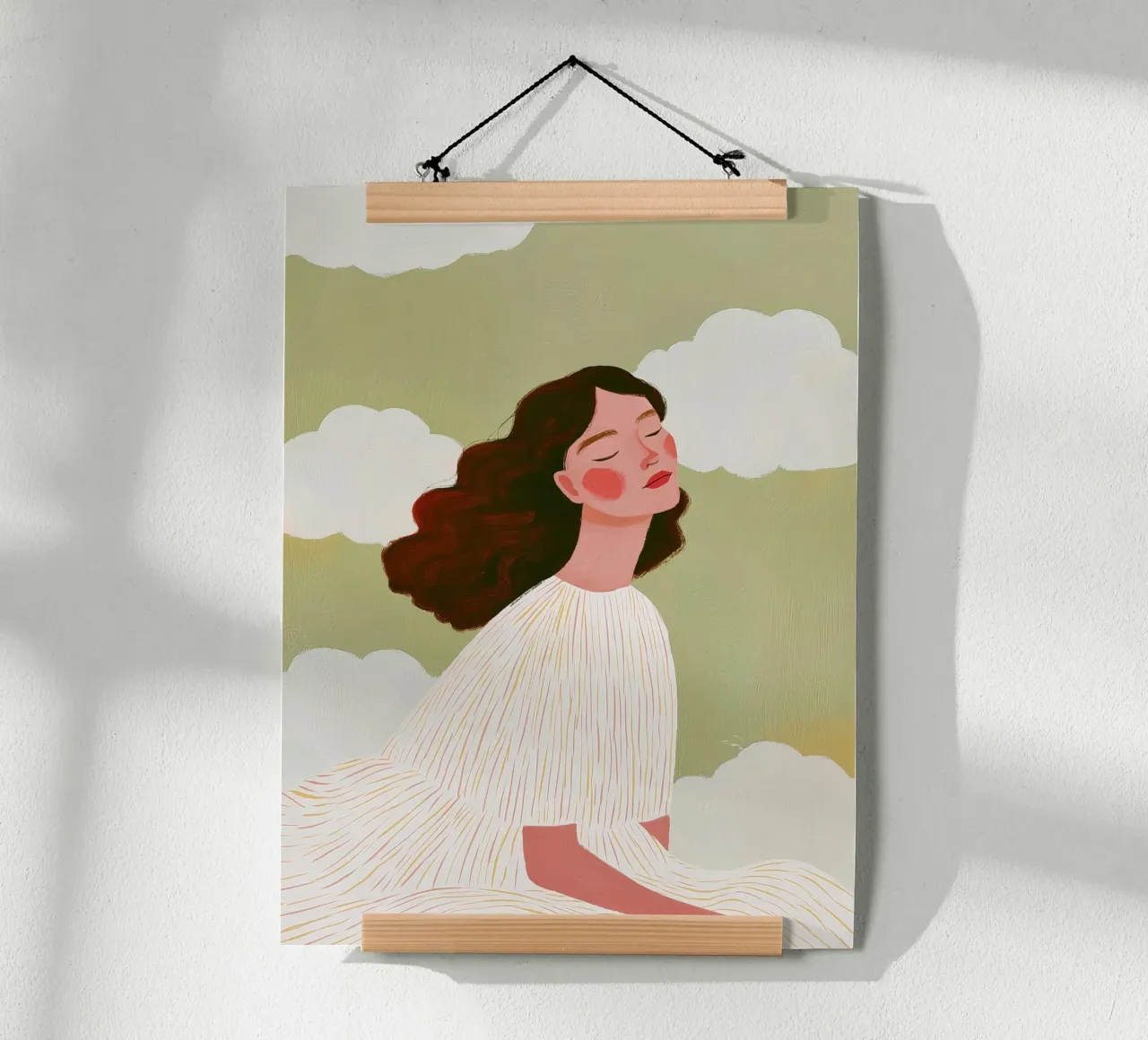 Brezza tranquilla | Donna poster da Studio Remiér