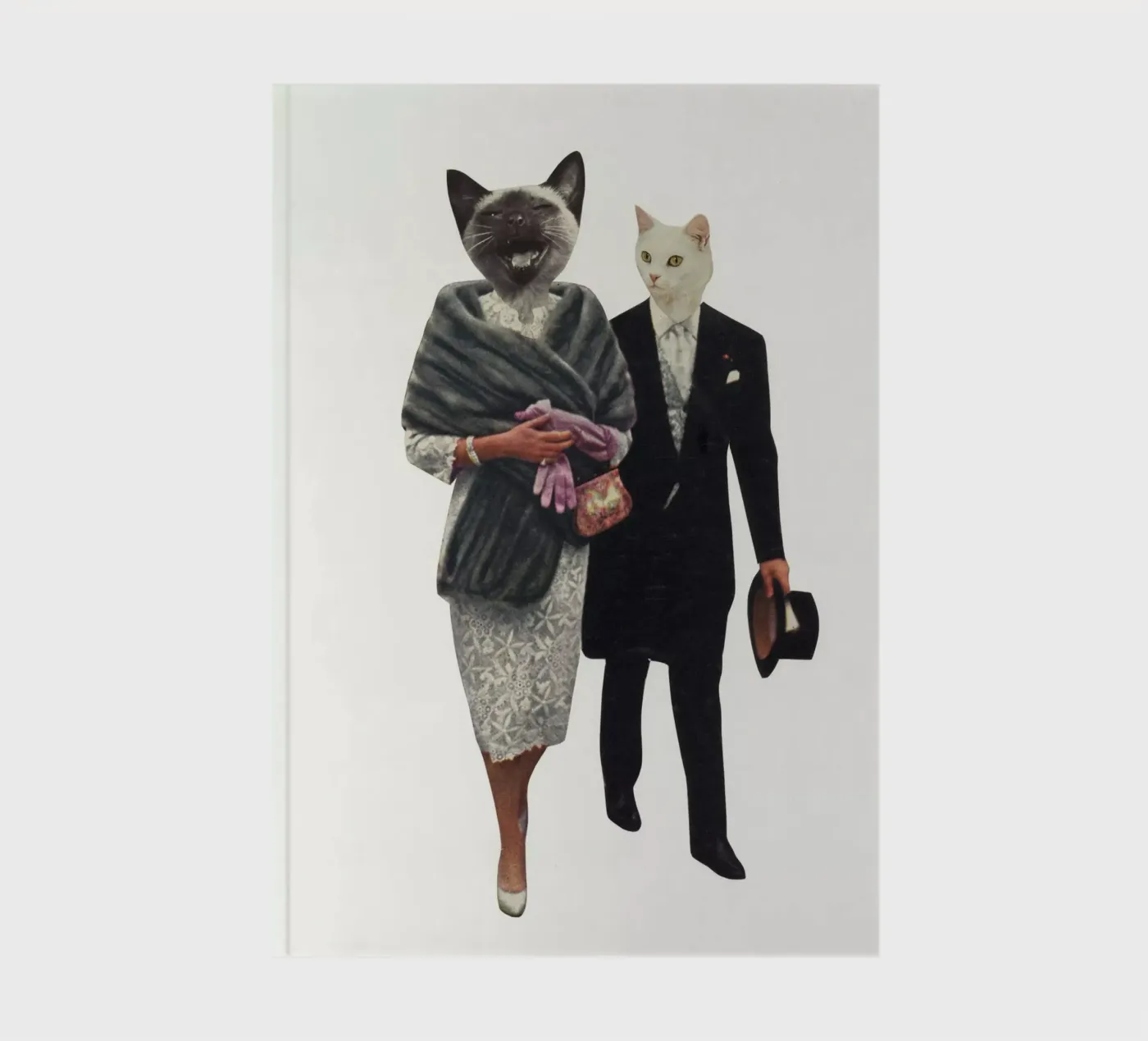Cat Lovers notebook by Cassia Beck Collage