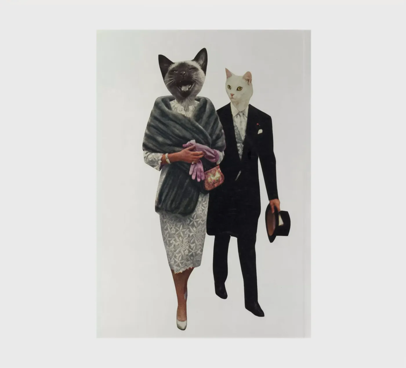 Cat Lovers notebook by Cassia Beck Collage