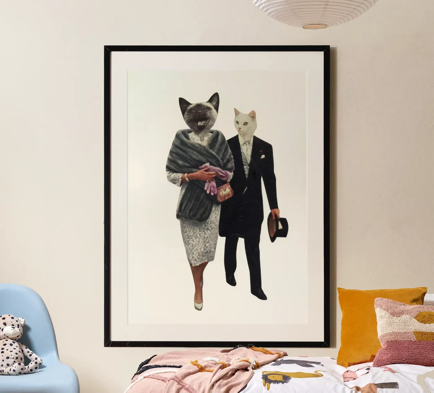 Cat Lovers poster by Cassia Beck Collage