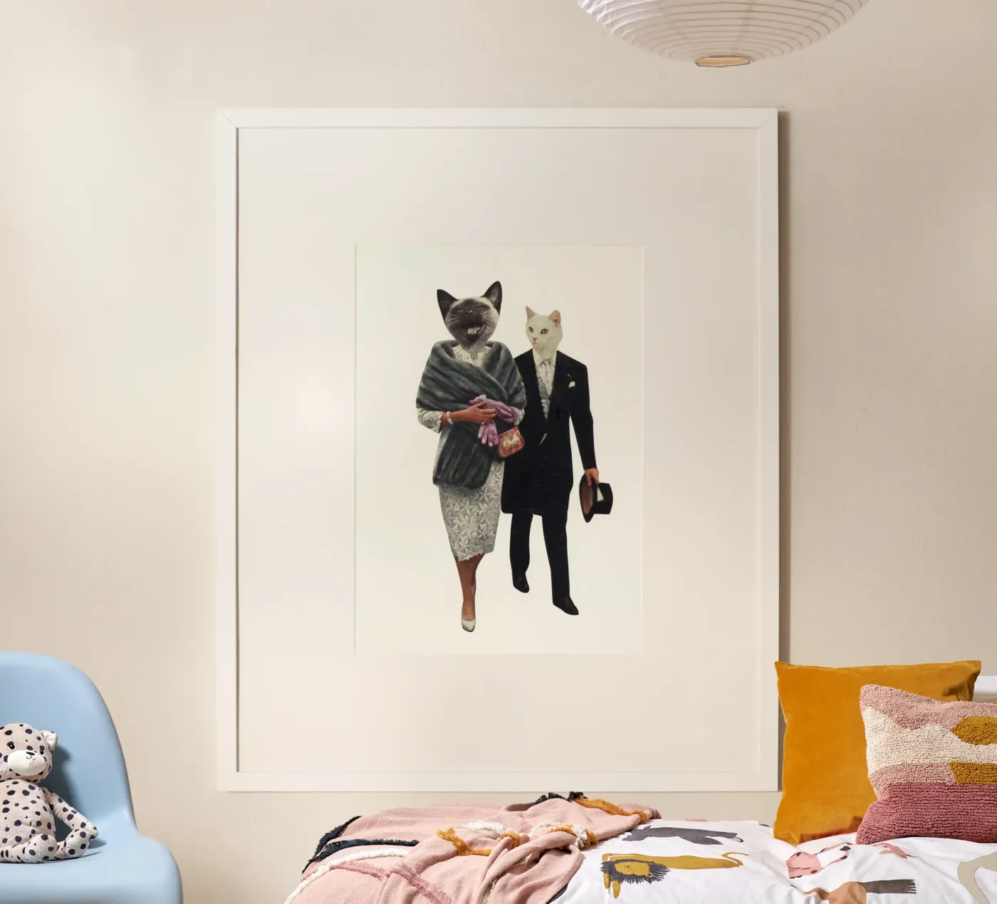 Cat Lovers poster by Cassia Beck Collage