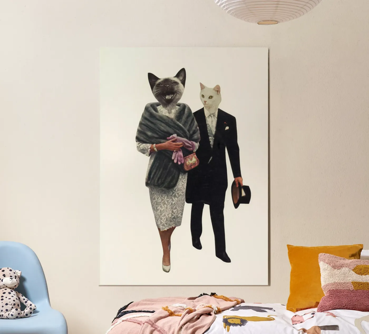 Cat Lovers poster by Cassia Beck Collage
