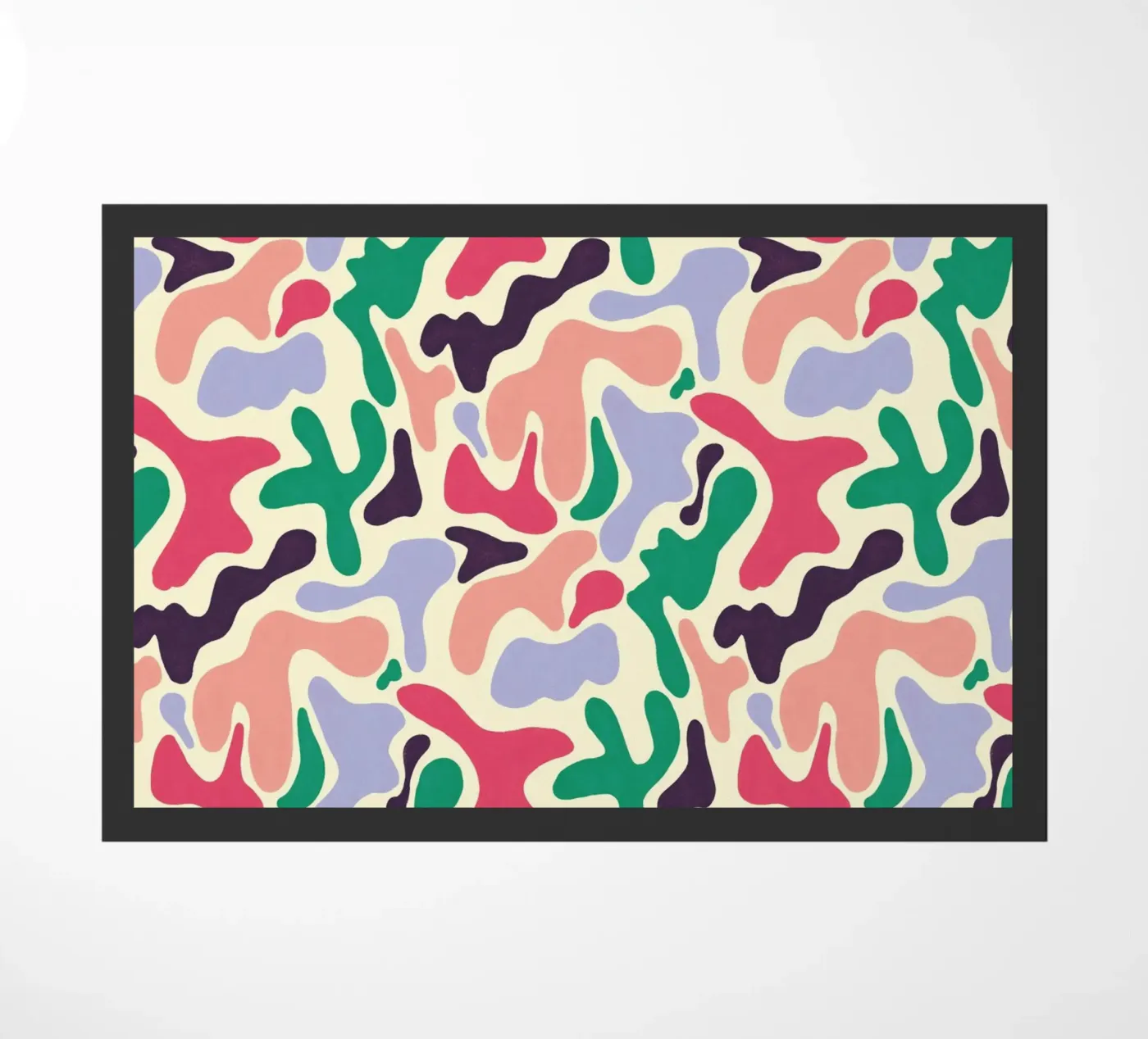 Cherry Orchard Pattern doormat by AufMarenART