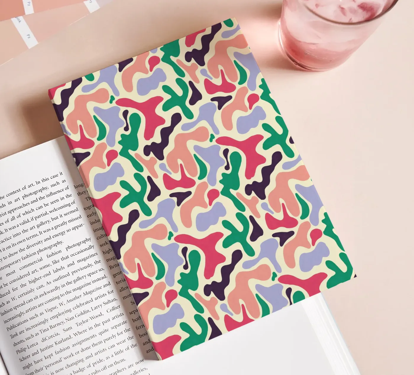 Cherry Orchard Pattern notebook by AufMarenART
