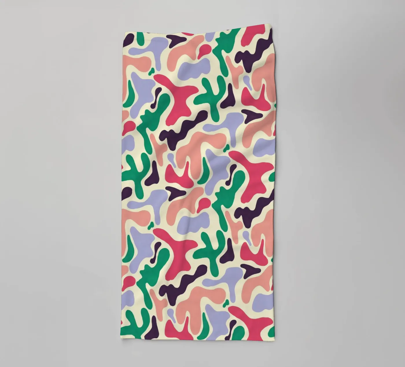 Cherry Orchard Pattern towel by AufMarenART