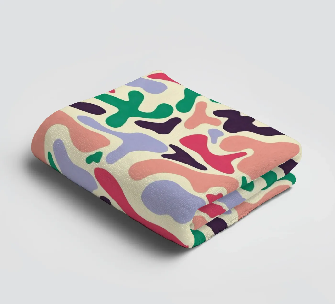 Cherry Orchard Pattern towel by AufMarenART