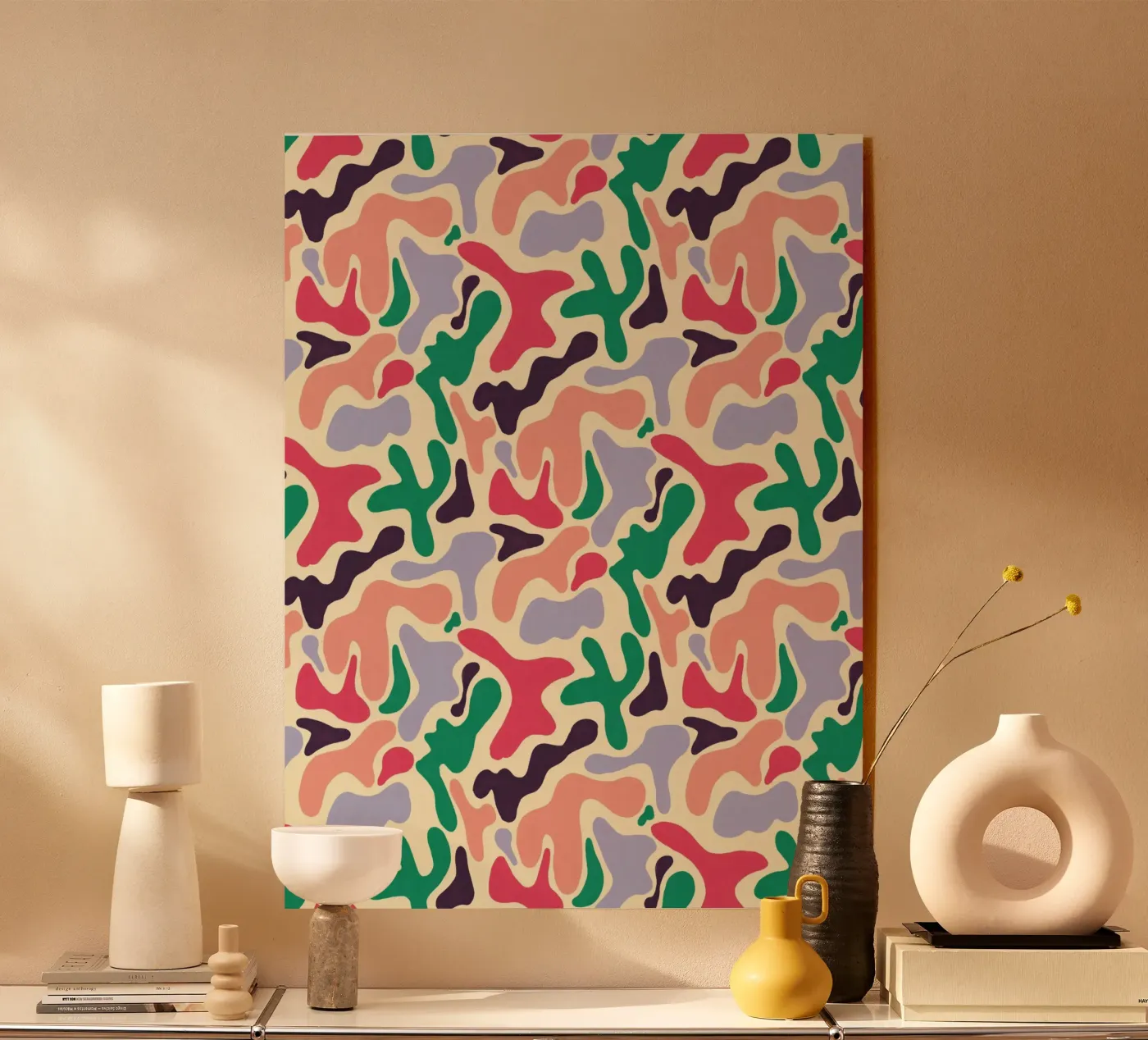 Cherry Orchard Pattern acryl van AufMarenART