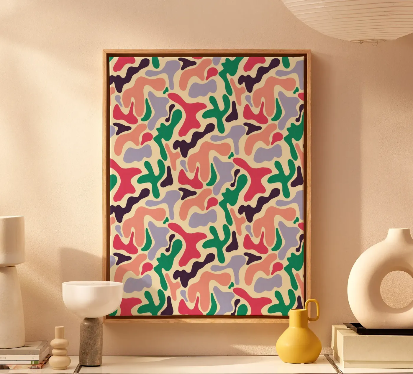 Cherry Orchard Pattern canvas van AufMarenART