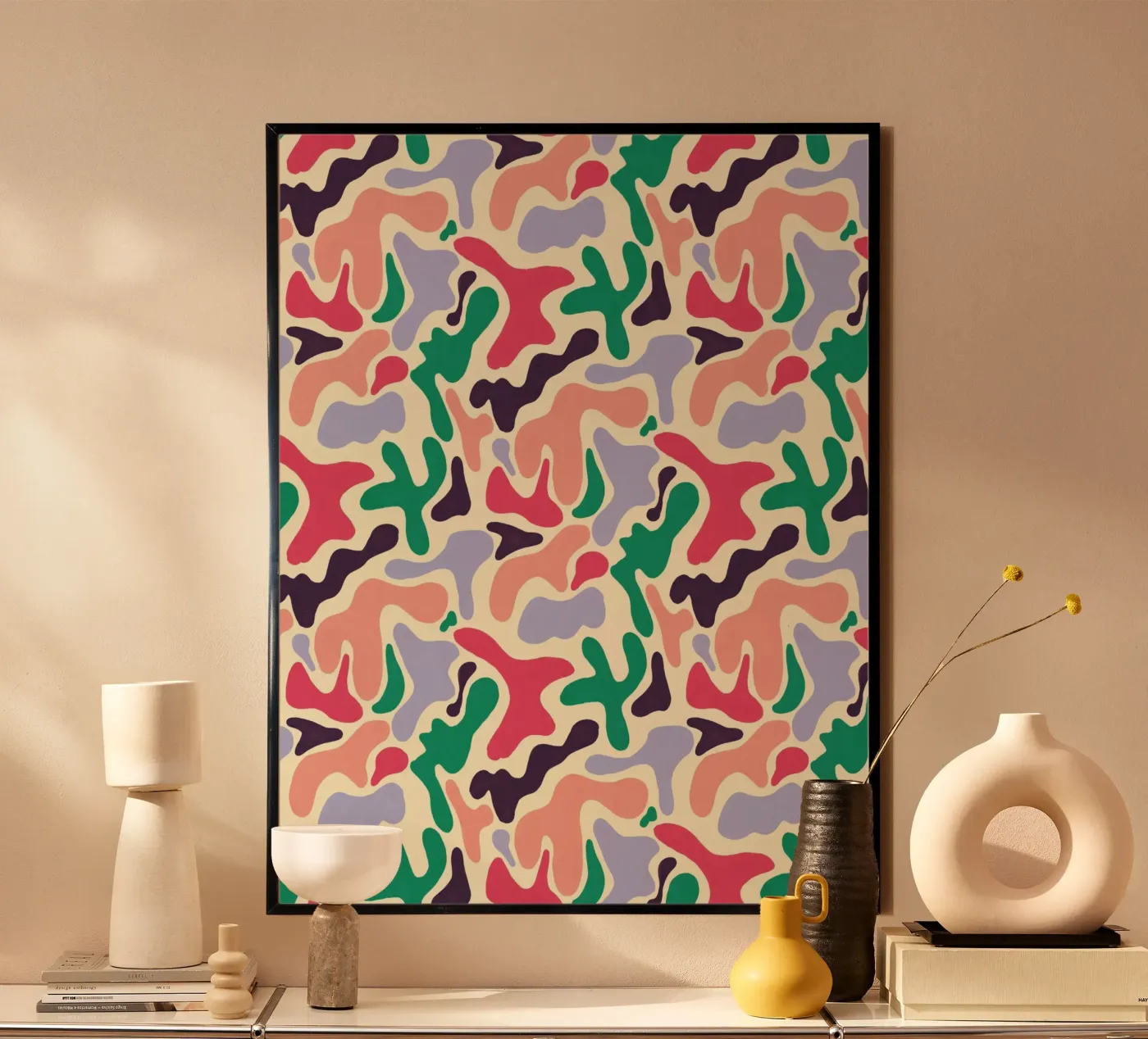 Cherry Orchard Pattern Poster von AufMarenART