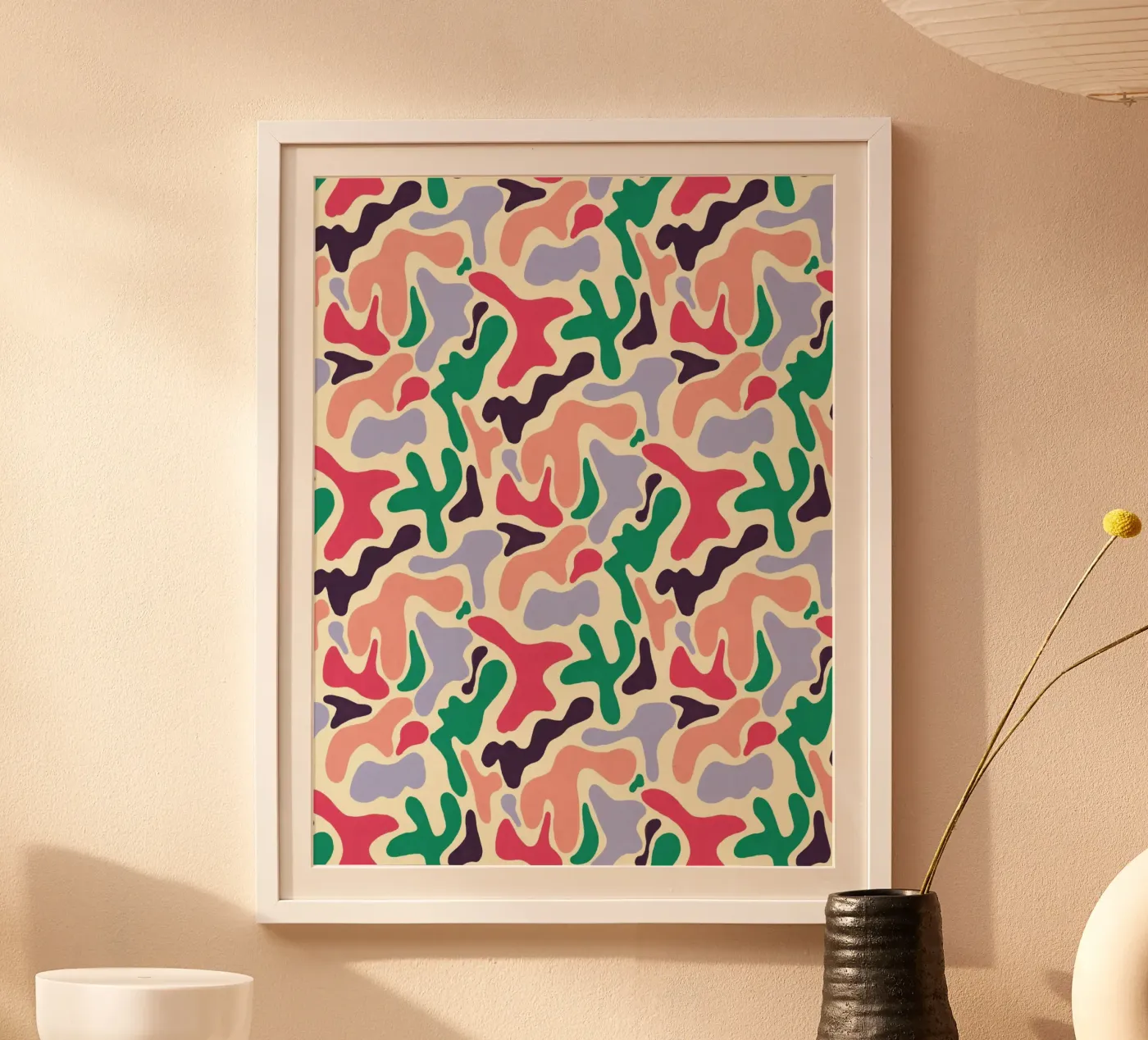 Cherry Orchard Pattern Poster von AufMarenART