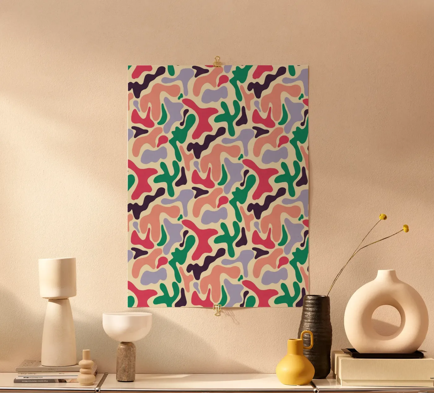 Cherry Orchard Pattern Poster von AufMarenART