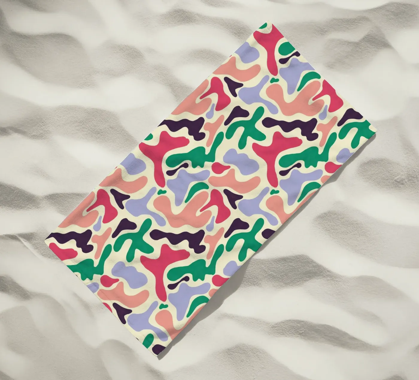 Cherry Orchard Pattern Strandtuch von AufMarenART