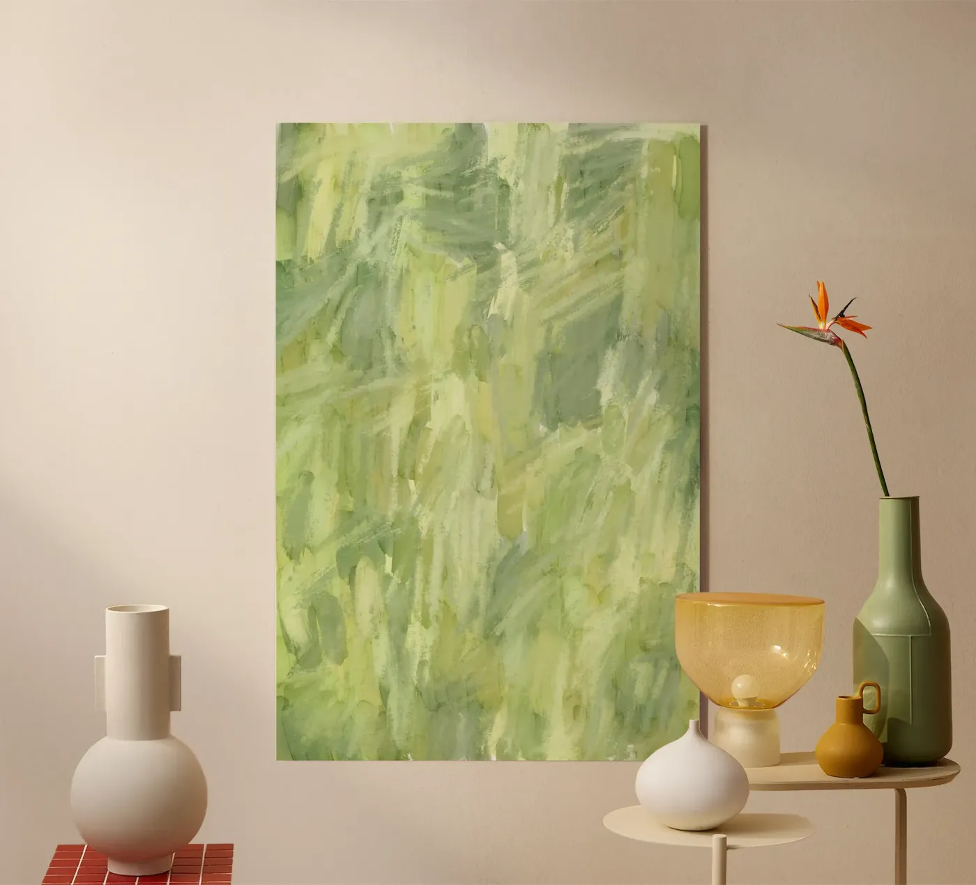 Groene verf acryl van Colourful Art