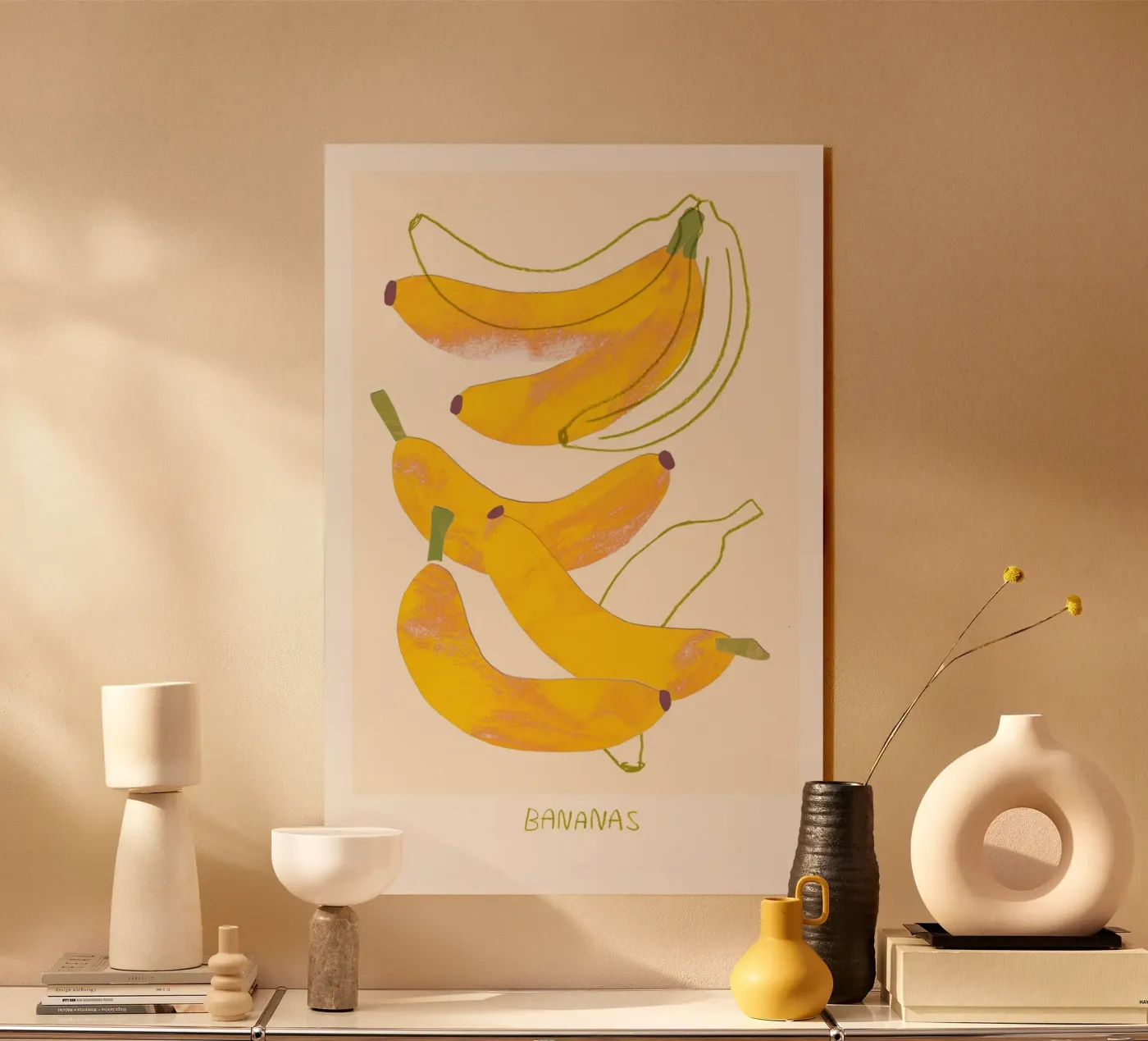 Bananas Acryl-Glas von Farina Kuklinski